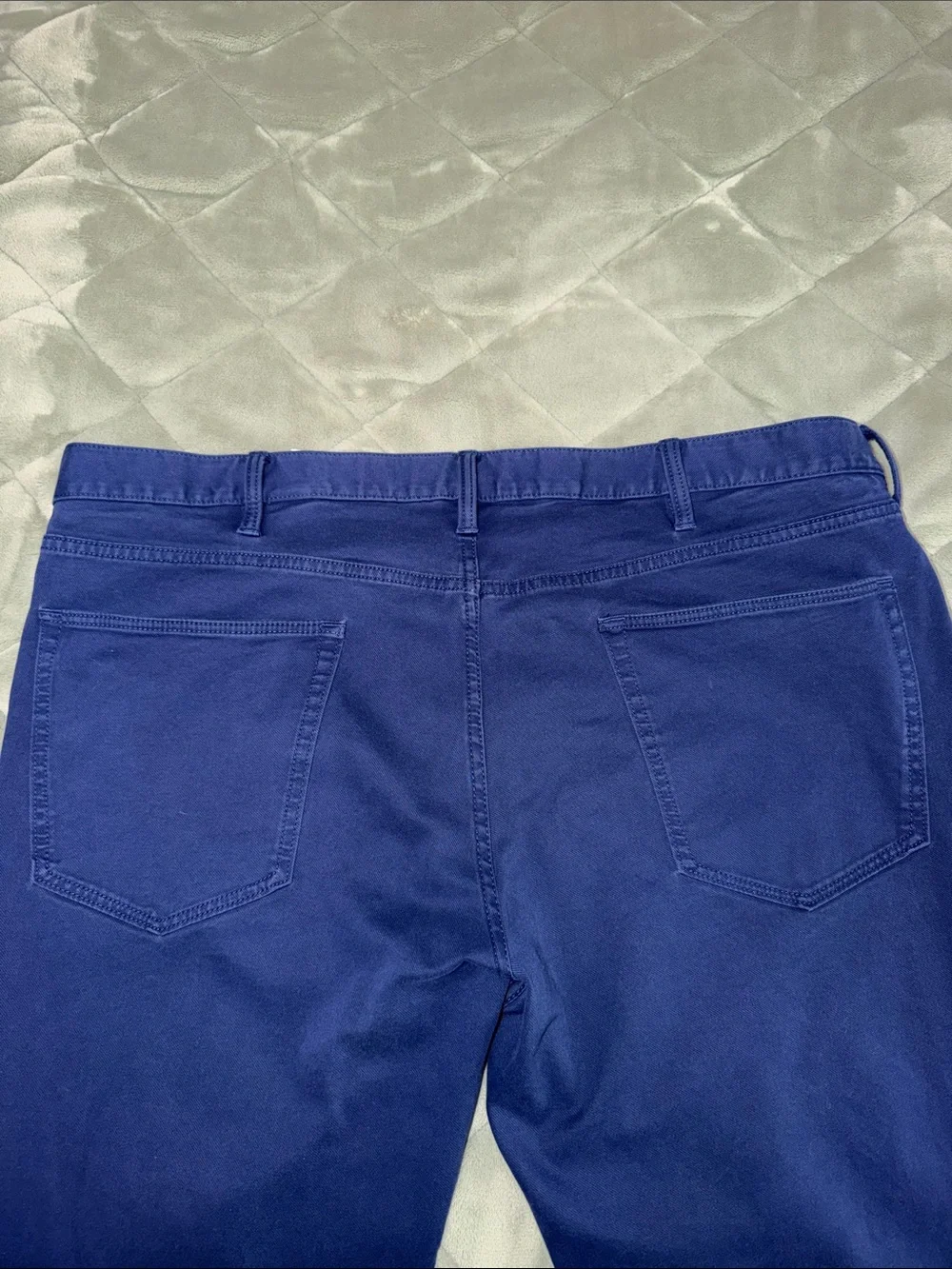 Banana Republic Men's Traveler Chinos - Royal Blue (42x34, Slim Fit)